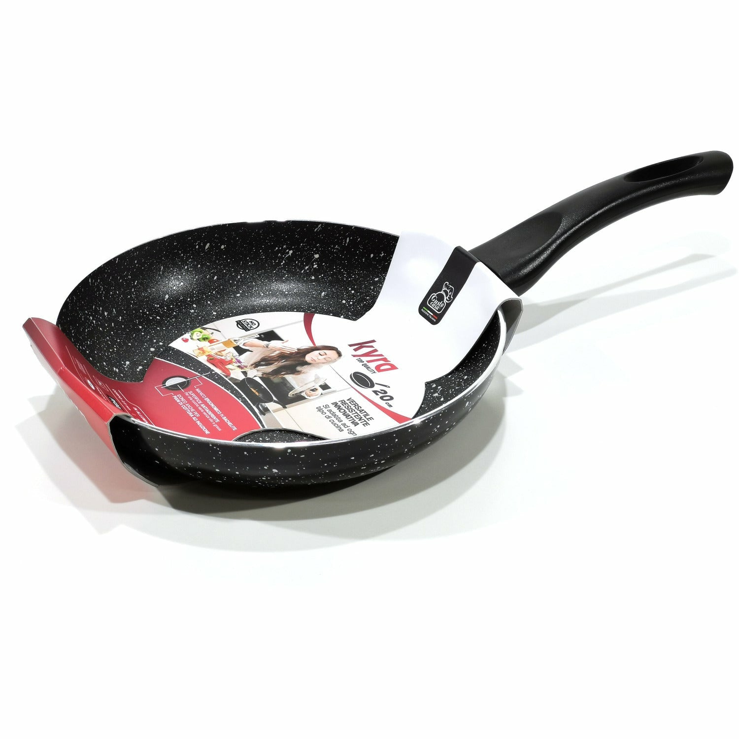 GUSTO CASA - Padella con fondo a induzione Kyra Top Quality diametro 20 cm
